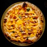 Crispy chicken pizza